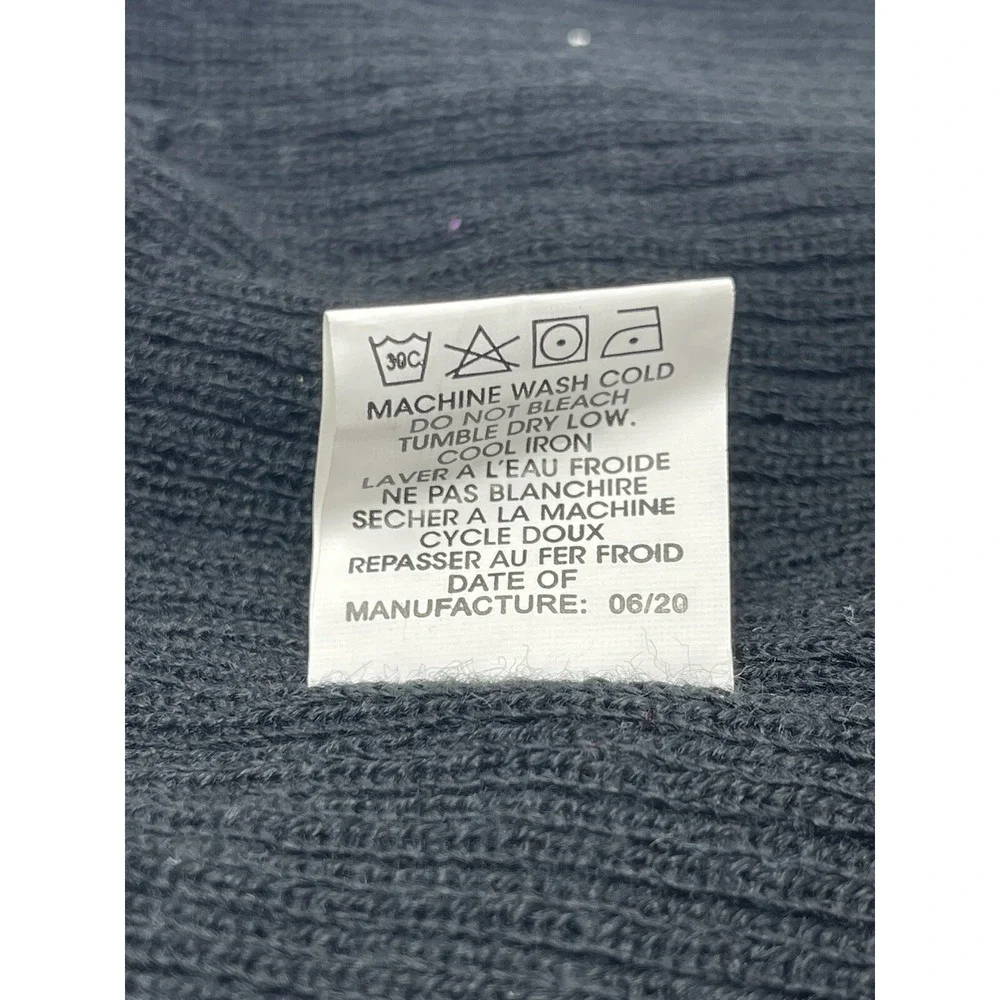 DAKINE Mens Grey‎ Black Striped Acrylic Beanie One Size